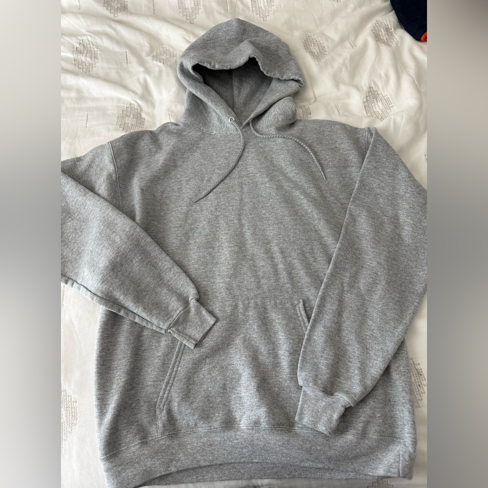 Hanes EcoSmart Light Gray Hoodie